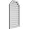 Ekena Millwork Octagonal Top Surface Mount PVC Gable Vent w/ 2"W x 2"P Brickmould Sill Frame, 22"W x 38"H GVPOT22X3803SF - alternate 2